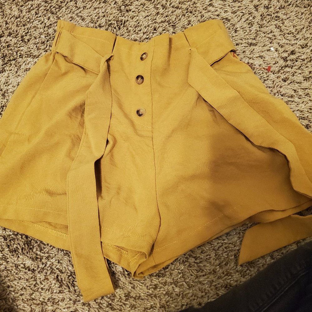 Musterd paperbag shorts